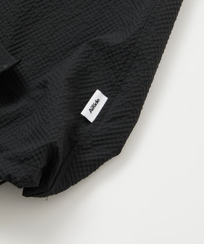 Limited Release AiRide Air Ride Relax Fit Mixed Material Pocket Seersucker Shirt Quick Dry Moisture Wicking UV Cut