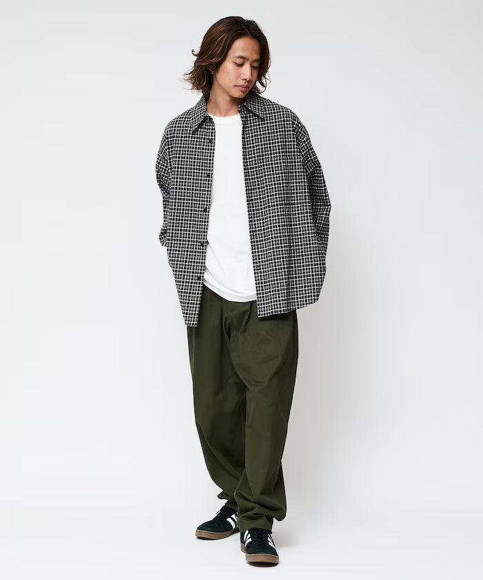 Relax Fit Relaxed Fit Regular Color Flannel Check Shirt [Limited Edition]