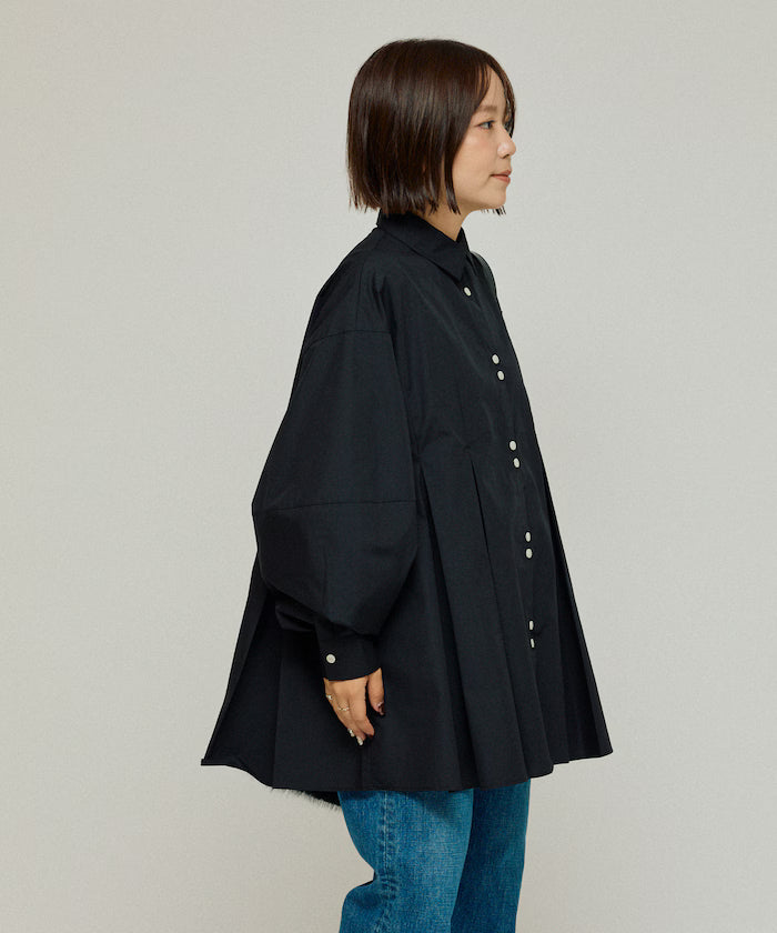Box Stack Balloon Sleeve Long Sleeve Shirt
