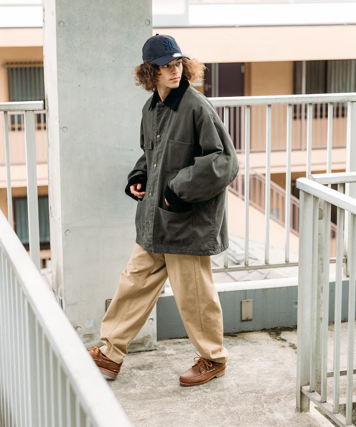Big Silhouette Corduroy Switch Duck Coverall Jacket [Limited Edition]