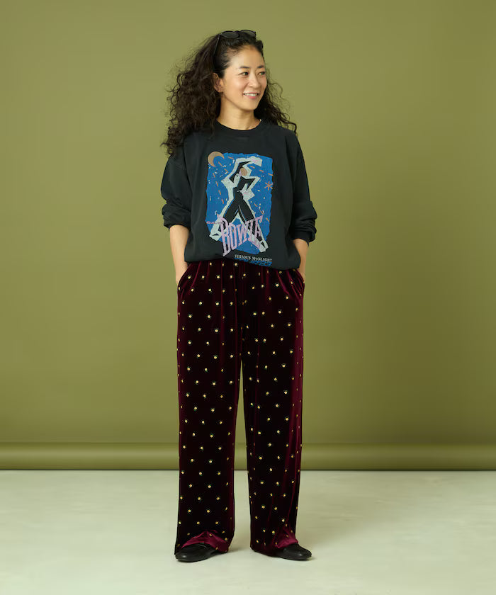 "David Bowie" print long sleeve T-shirt