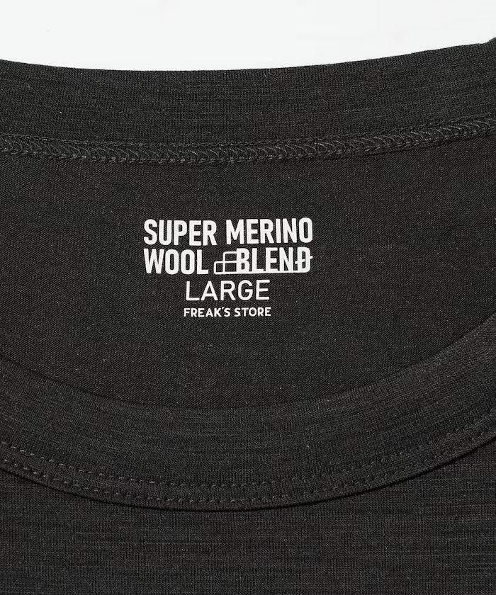 Washable Merino Wool Blend Long Sleeve T-Shirt