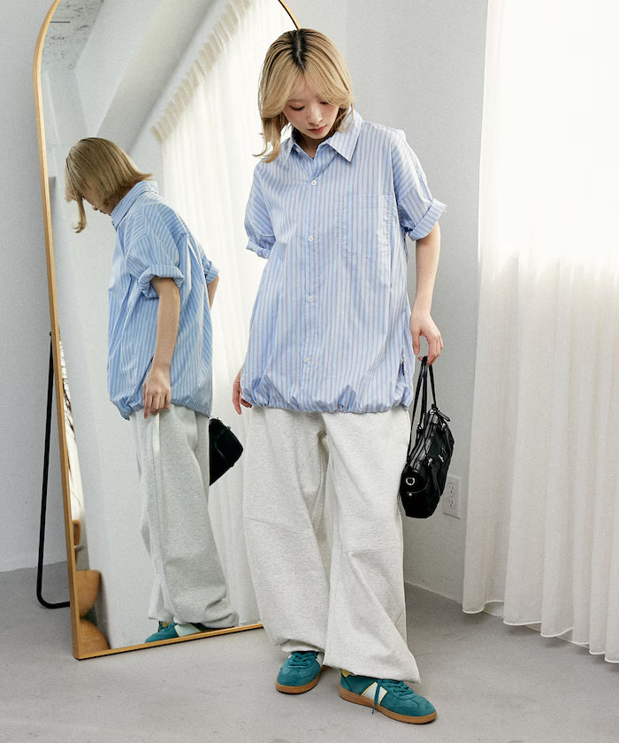 LOVE POP STUDIO Regular Color Half Sleeve Shirt Limited Edition