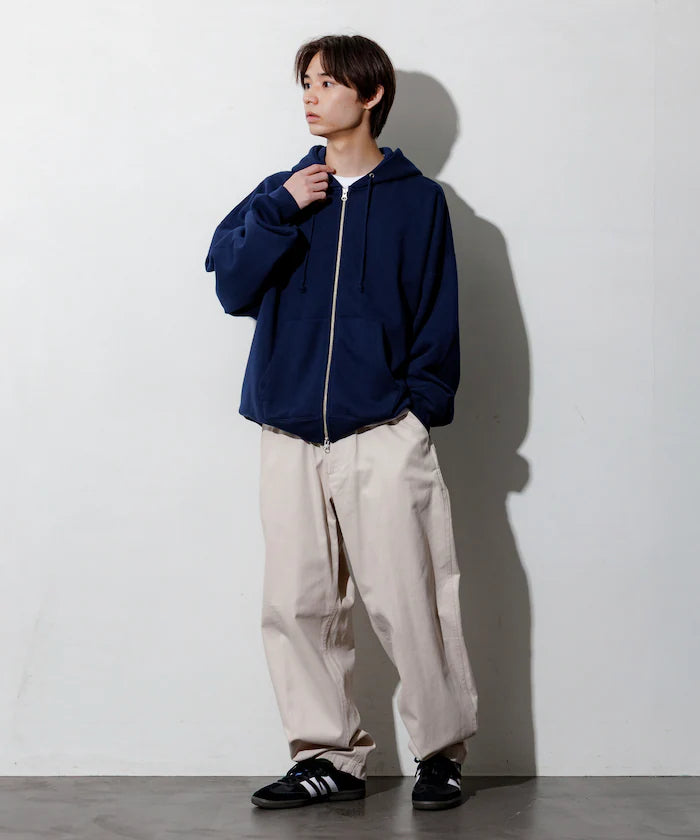 Relaxed Fit Zip-Up Hoodie 【Limited Edition】