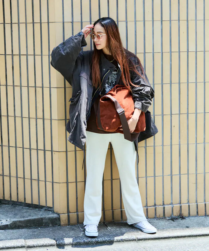 Custom ECO SUEDE SHOULDER BAG Eco Suede Shoulder Bag