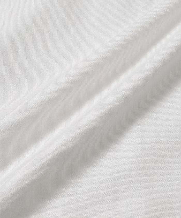 Organic Cotton One Point Animal Embroidery T-Shirt
