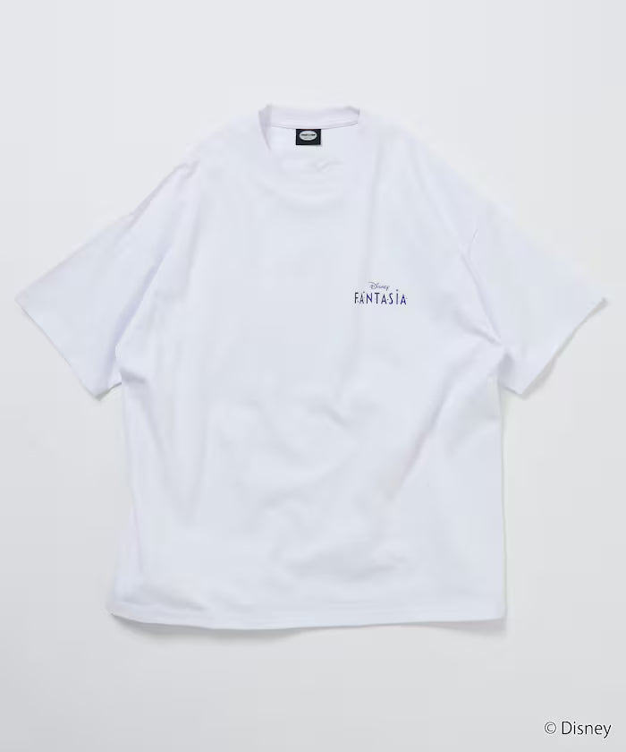 DISNEY/Mickey Mouse 'Fantasia'/Back Print Crew Neck T-Shirt [Limited Edition]