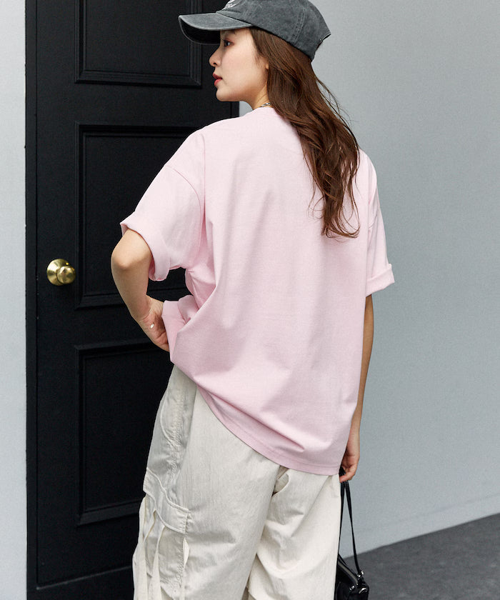 <Functional Material> MAGAZINE Cat Photo T-Shirt Limited Release