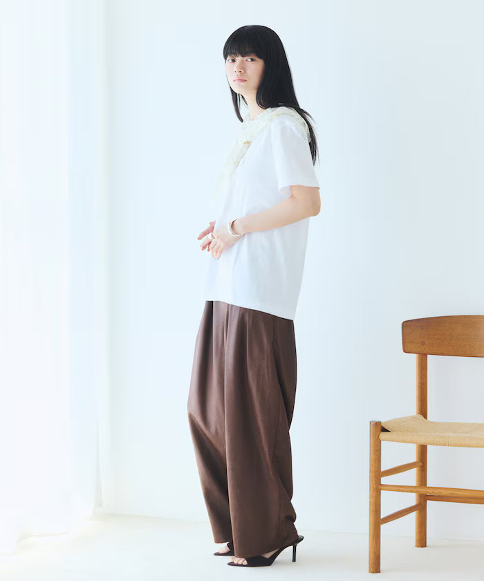 Comfortable Shell Print Crew Neck T-Shirt