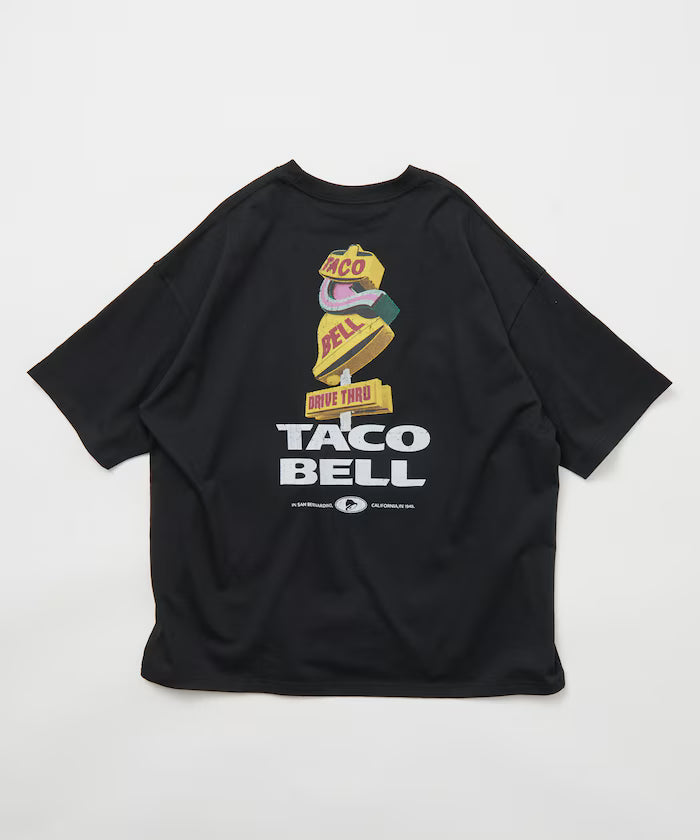 Limited Edition TACOBELL×FREAK'S STORE Exclusive Big Silhouette Back Print Crew Neck T-Shirt
