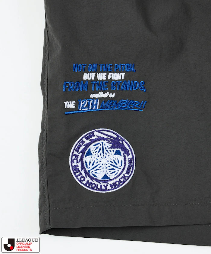 [May 15, 12:00 Sale Start] J.LEAGUE × FREAK'S STORE Limited SUPPORTERS NYLON SHORTS [Mito Hollyhock]