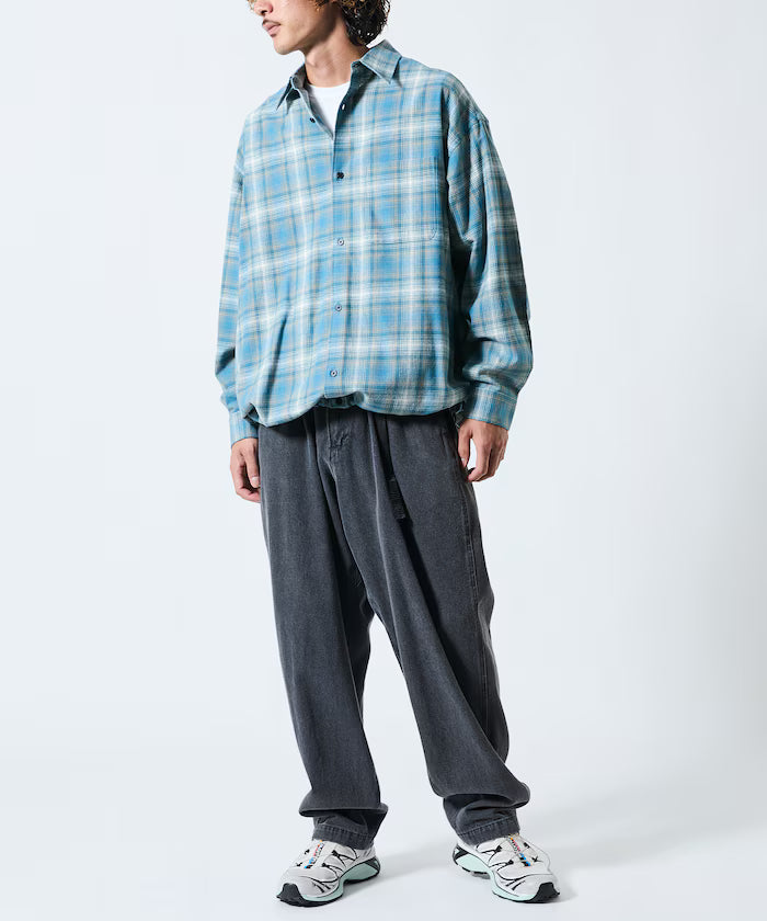 Wide Silhouette Ombre Check Spindle Shirt [Limited Edition]