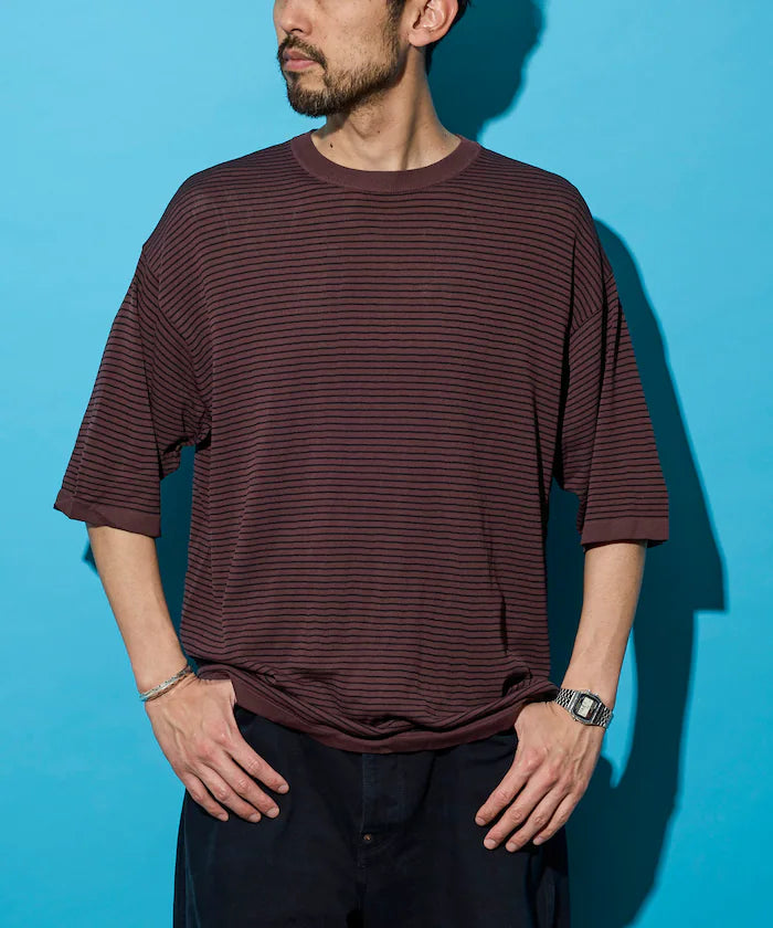 [New Color Added] SUPER ICE / Super Ice Crew Neck Knit T-Shirt / Contact Cooling
