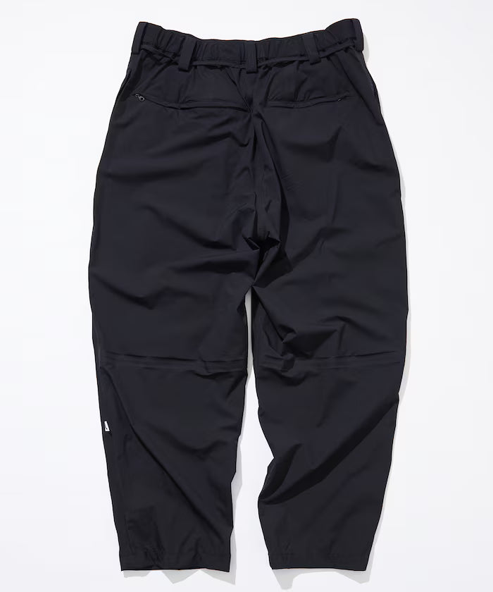 2.5Layer 1 tuck wide tapered shell pants