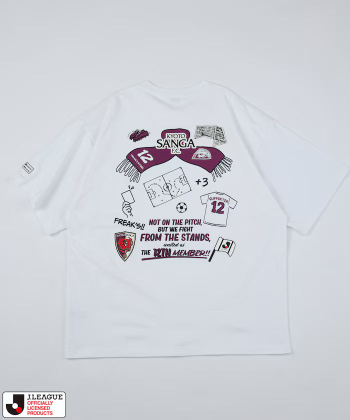 [May 15 12:00 Sale Start] J.LEAGUE × FREAK'S STORE Exclusive SUPPORTERS SHORT SLEEVE TEE [Kyoto Sanga F.C.]