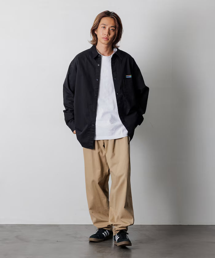 Relax Fit Relaxed Fit Garment Dyed Regular Collar Shirt [Limited Edition]