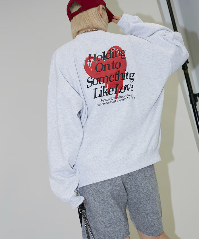 LOVE POP STUDIO HEART LOGO GRAPHIC SWEAT【Limited Edition】