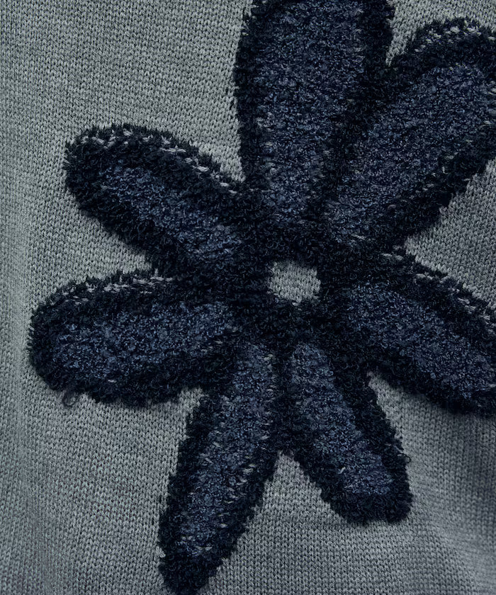 Boucle Flower Pullover Knit [Limited Edition]