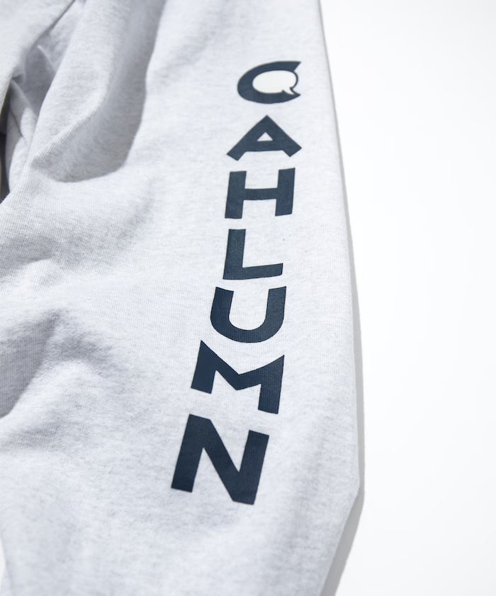 Heavy weight Jersey Mock Neck L/S Print Tee