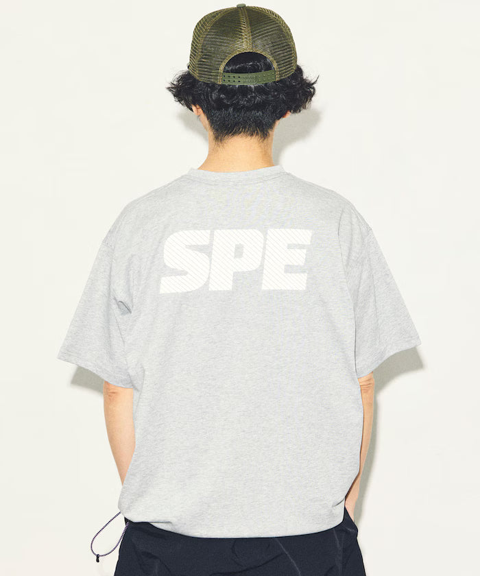 [May 29 12:00 Release] SPECIAL OTHERS × FREAK'S STORE Multi-Function Reflector Logo Print Spindle T-Shirt - Ash Gray