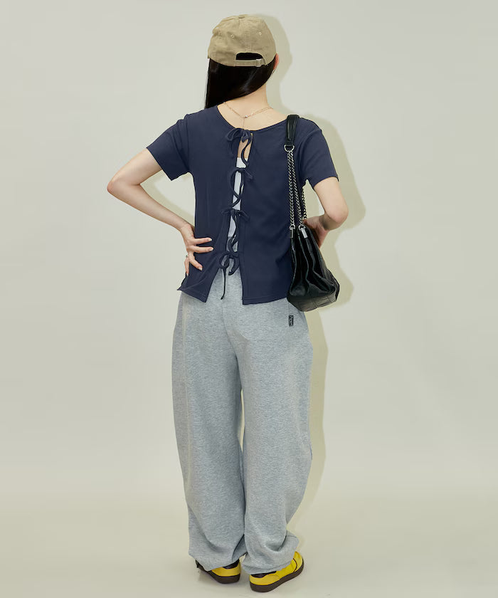 Light Waffle 2WAY Ribbon Cardigan Limited Edition