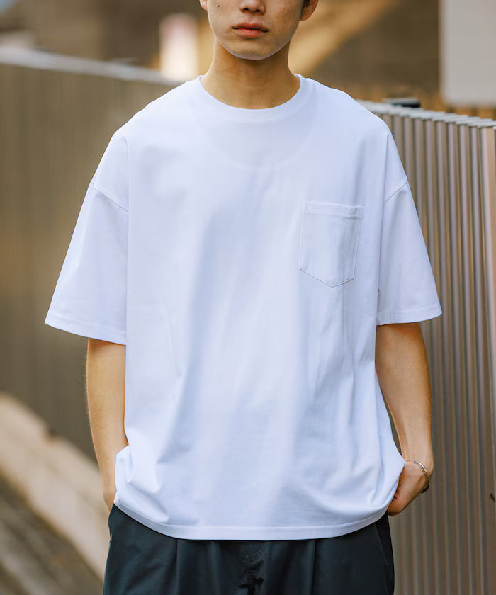 STORATECH Big Silhouette Pocket T-shirt/Antibacterial/Odor-resistant/Antimicrobial/UV Cut/Contact Cooling/Quick Drying 【Limited Edition】