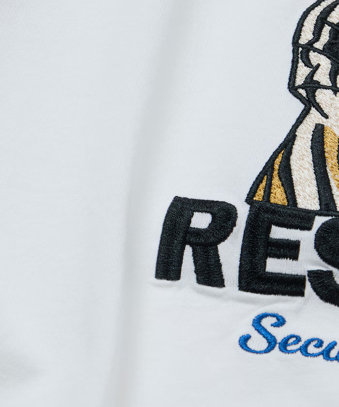 Big Silhouette Design Back Embroidery Crew Neck T-Shirt / TIGER 【Limited Edition】
