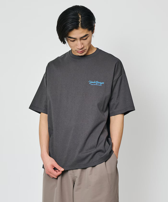 Limited Edition Uncle Holiday Big Silhouette Back Print Crew Neck T-Shirt
