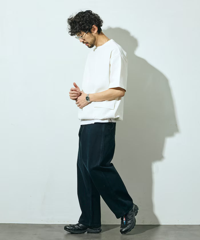 Side Pocket Spindle Tech Thermal Short Sleeve T-Shirt / Big Silhouette