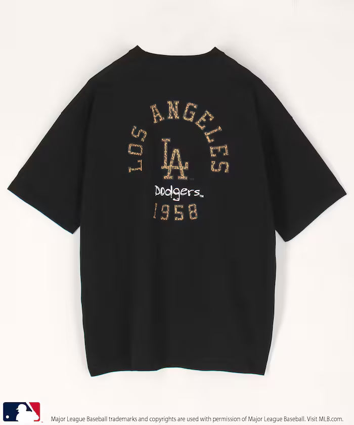 Limited Edition MLB Leopard Print Logo T-Shirt