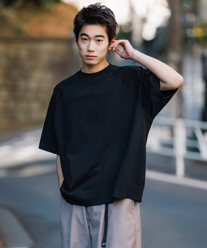 STORATECH/Stratech Lightweight Wide Silhouette Raglan T-Shirt/Antibacterial/Odor Resistant/Antimicrobial/UV Cut/Contact Cooling Moisture-Wicking 【Limited Edition】