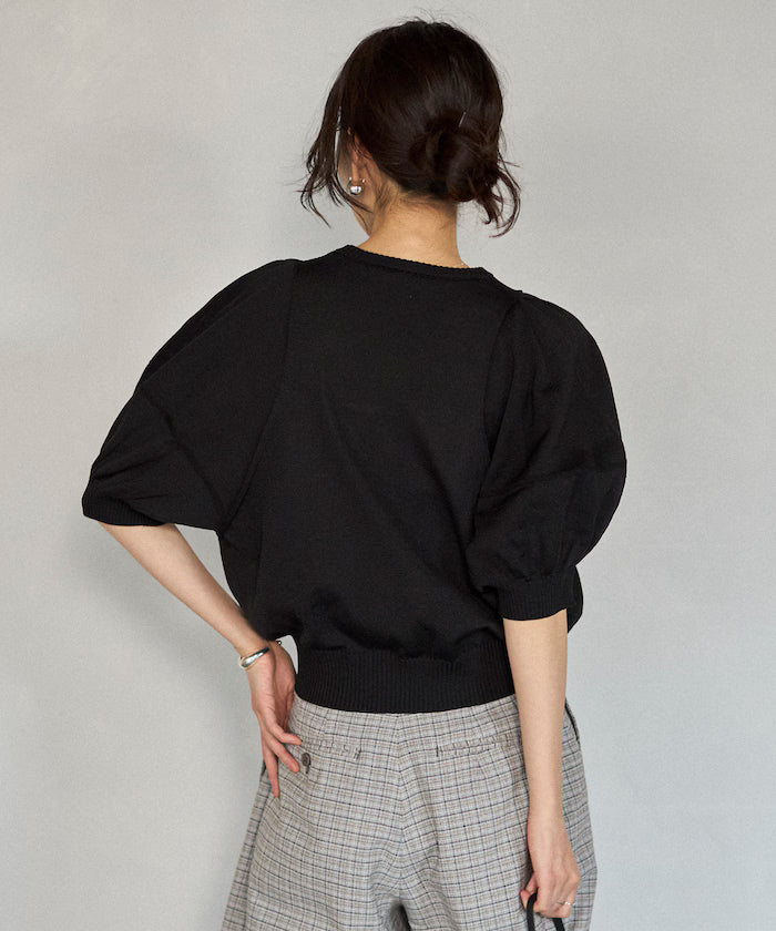 [March 11th 12:00 Release] Japan-Made Whole Garment Puff Sleeve Top