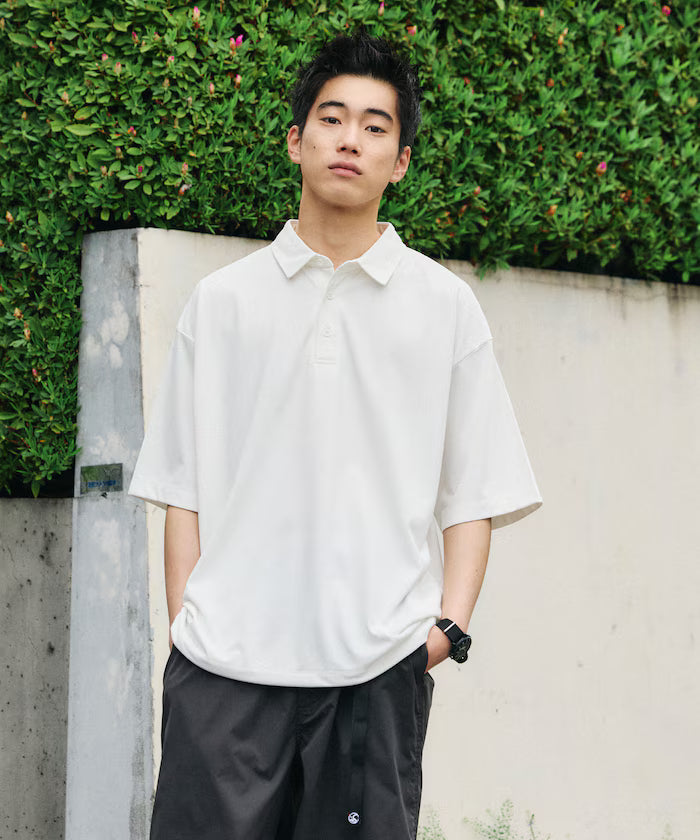 Limited Edition Drymix(R) Dry Mix Relaxed Fit Hem Code Polo Shirt Quick Dry UV Cut