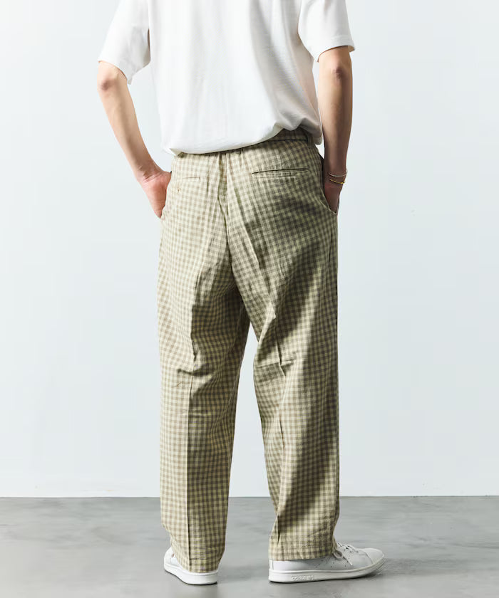 LINEN COTTON EASY SLACKS [Compatible with Setup]
