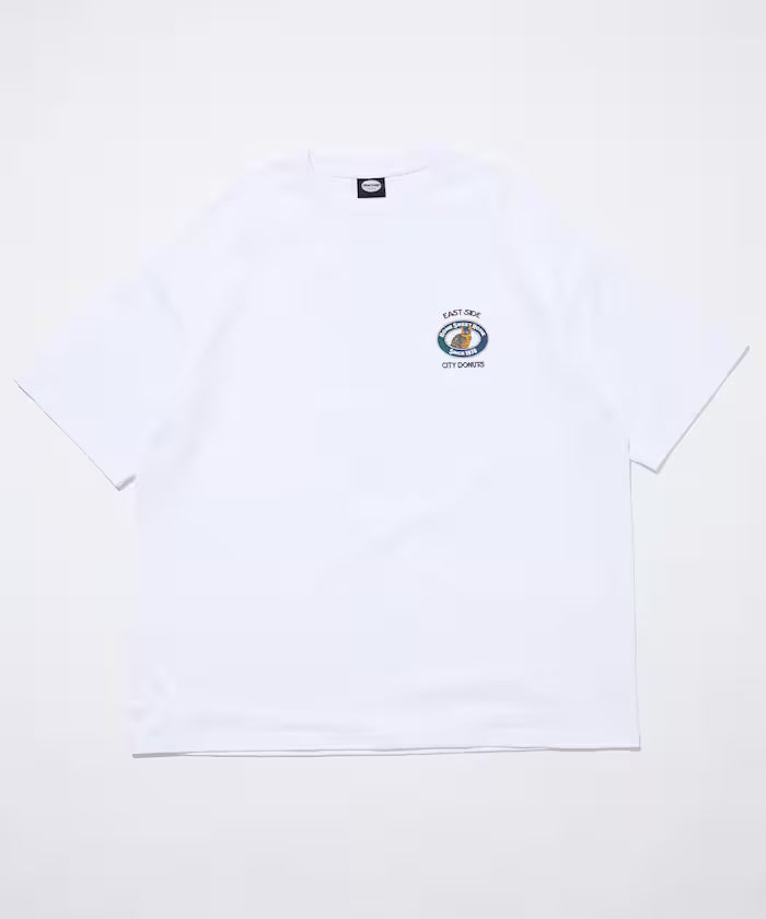 Big Silhouette Back Print Crew Neck T-Shirt / City Dounuts CAT [Limited Edition]