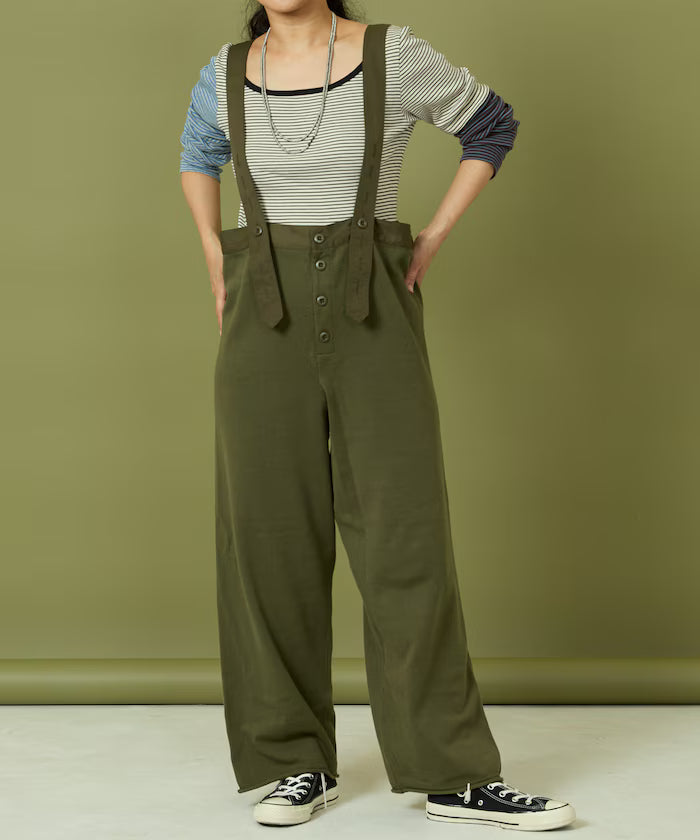 Knit Military Overalls