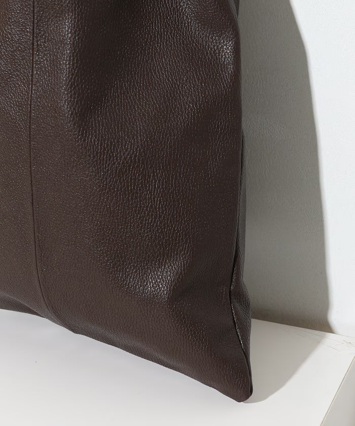 Leather Marche Bag / Leather Marche / Tote Bag / Cowhide / Water-Repellent Leather / A4