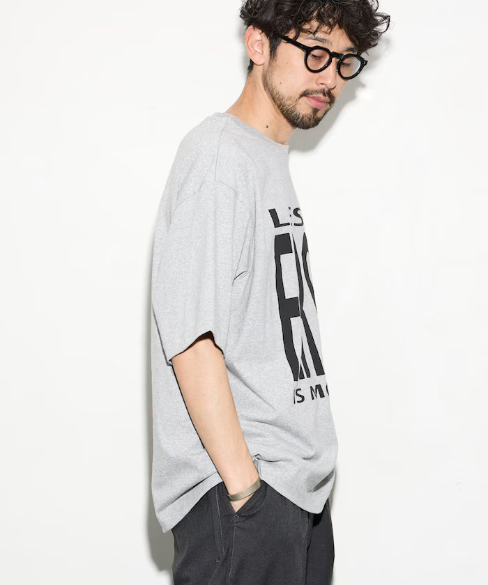 6 Ounce Front Logo Print Crew Neck T-Shirt / Print T-Shirt PRINT BIG FIRST