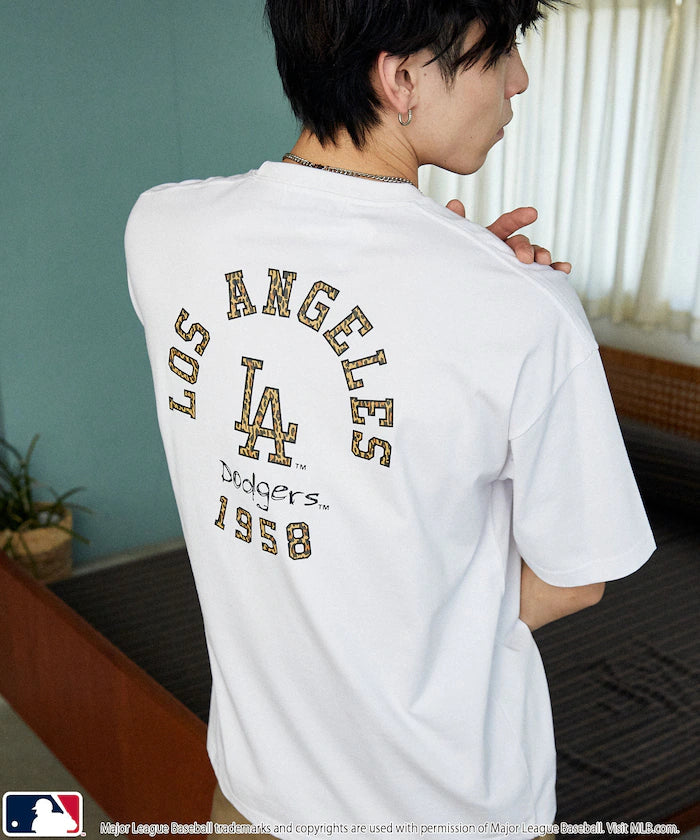 Limited Edition MLB Leopard Print Logo T-Shirt