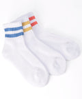 Shinka Color Line Quarter Socks (fits 25.0-27.0cm) - Other/Pattern 1