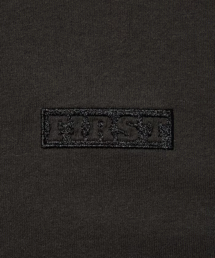 6oz Front Logo Embroidery Crew Neck T-Shirt / Back Print T-Shirt PRINT LEFT CHEST EMBROIDERY BOX FIRST