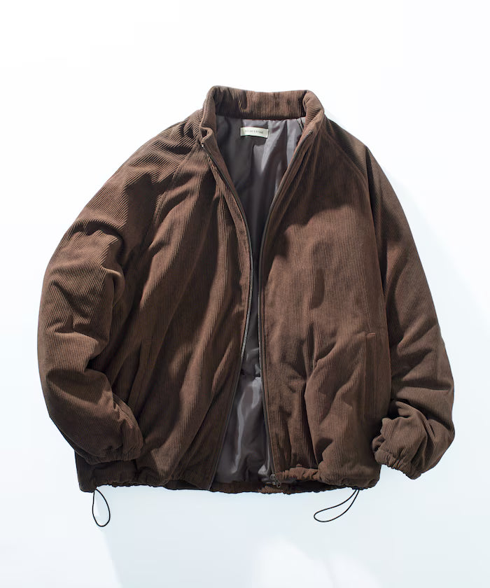Relaxed Fit Corduroy Mid Padding Stand Blouson [Limited Edition]