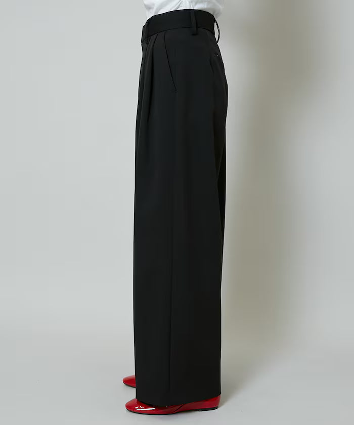2-pleat slacks pants limited edition