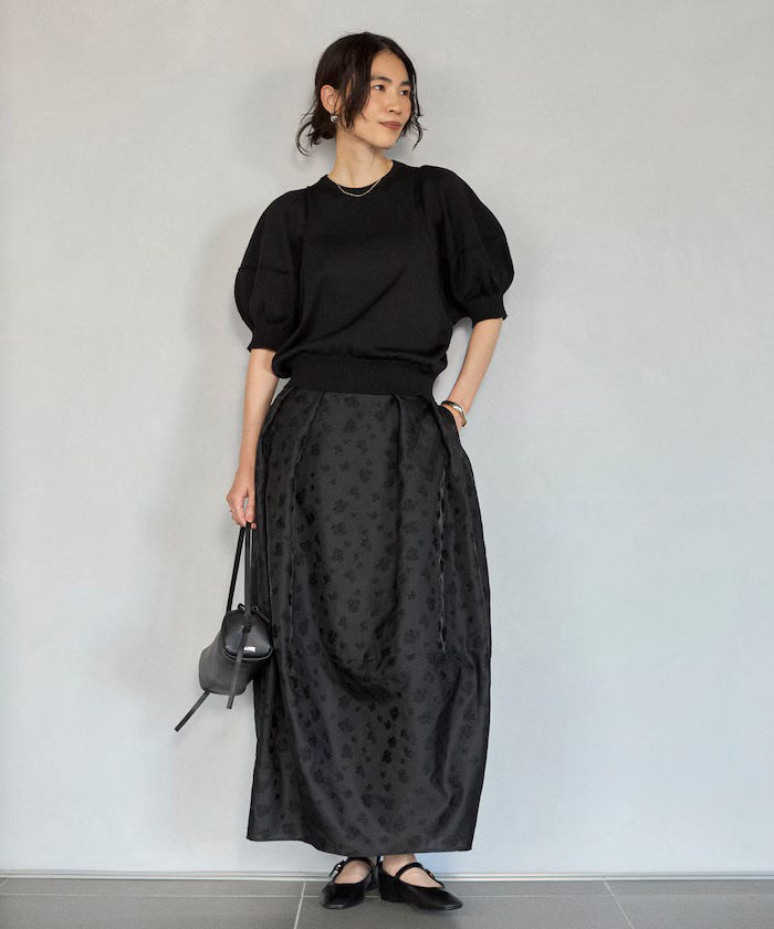 [March 11th 12:00 Release] Japan-Made Whole Garment Puff Sleeve Top