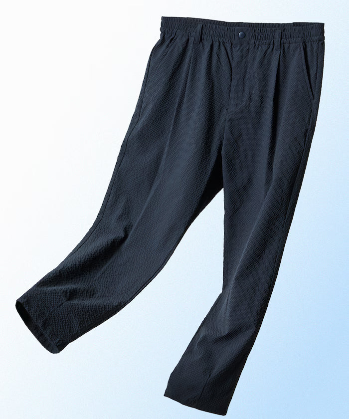 AiRide/Air Ride Slim Tapered Silhouette Sheer Seersucker Packable Easy Pants/Quick-Dry/UV Cut [Limited Edition]