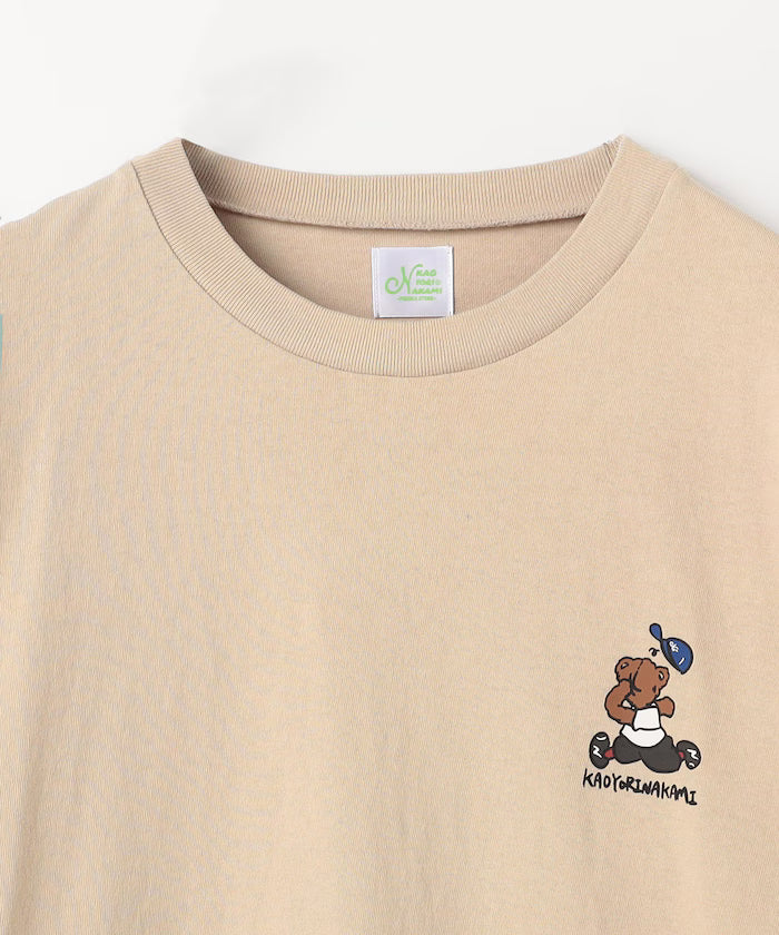 [Sales start on May 22 at 12:00] kaoyorinakami × FREAK'S STORE / Kaoyorinakami limited edition Hashiri Punch Bear Tee