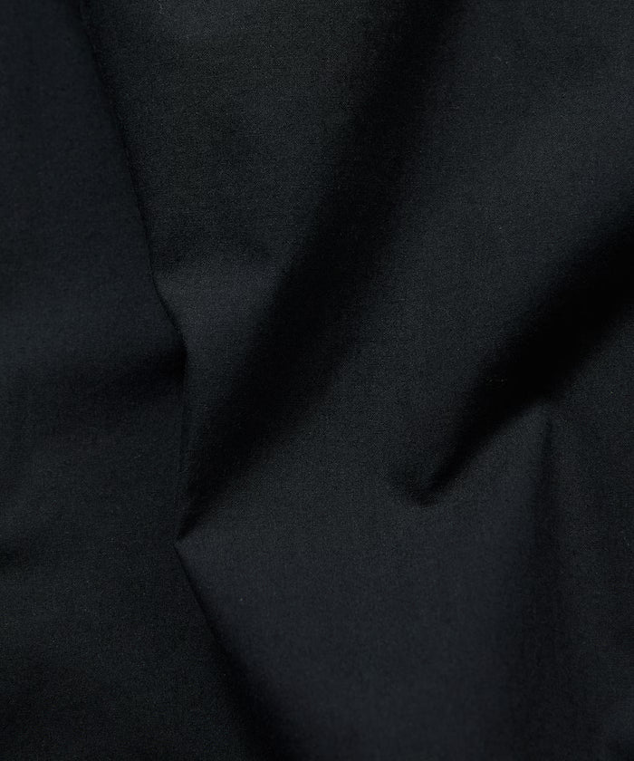 Wide silhouette spindle regular collar short sleeve shirt / hem code [limited edition]