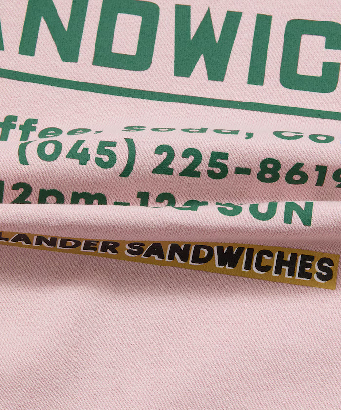 LANDER SANDWICHES×FREAK'S STORE/Lander Limited Edition Big Silhouette Back Print Crew Neck T-Shirt 【Limited Release】