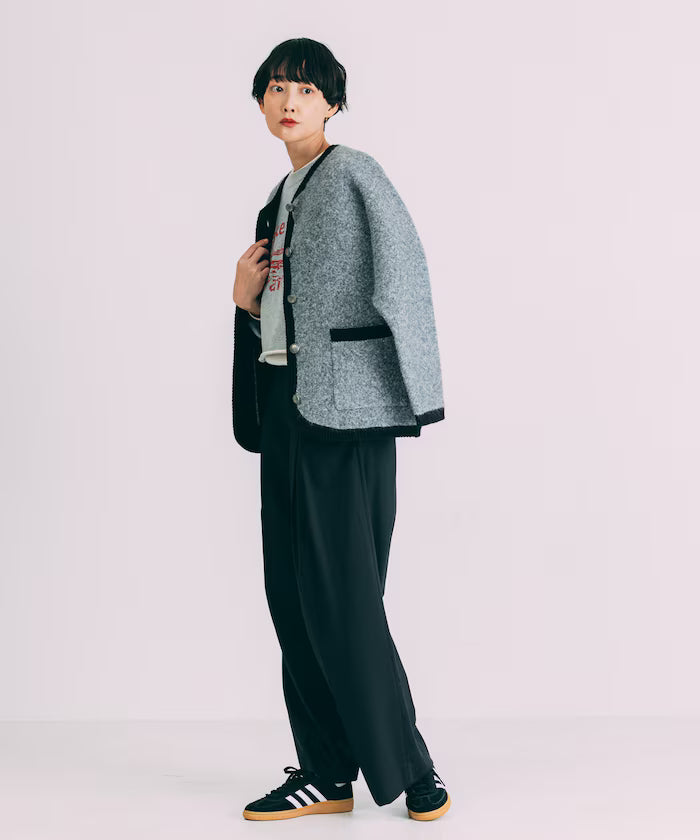 Tuck Wide Slacks Pants