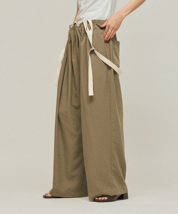 2WAY Suspender Pants / Wide Easy Pants